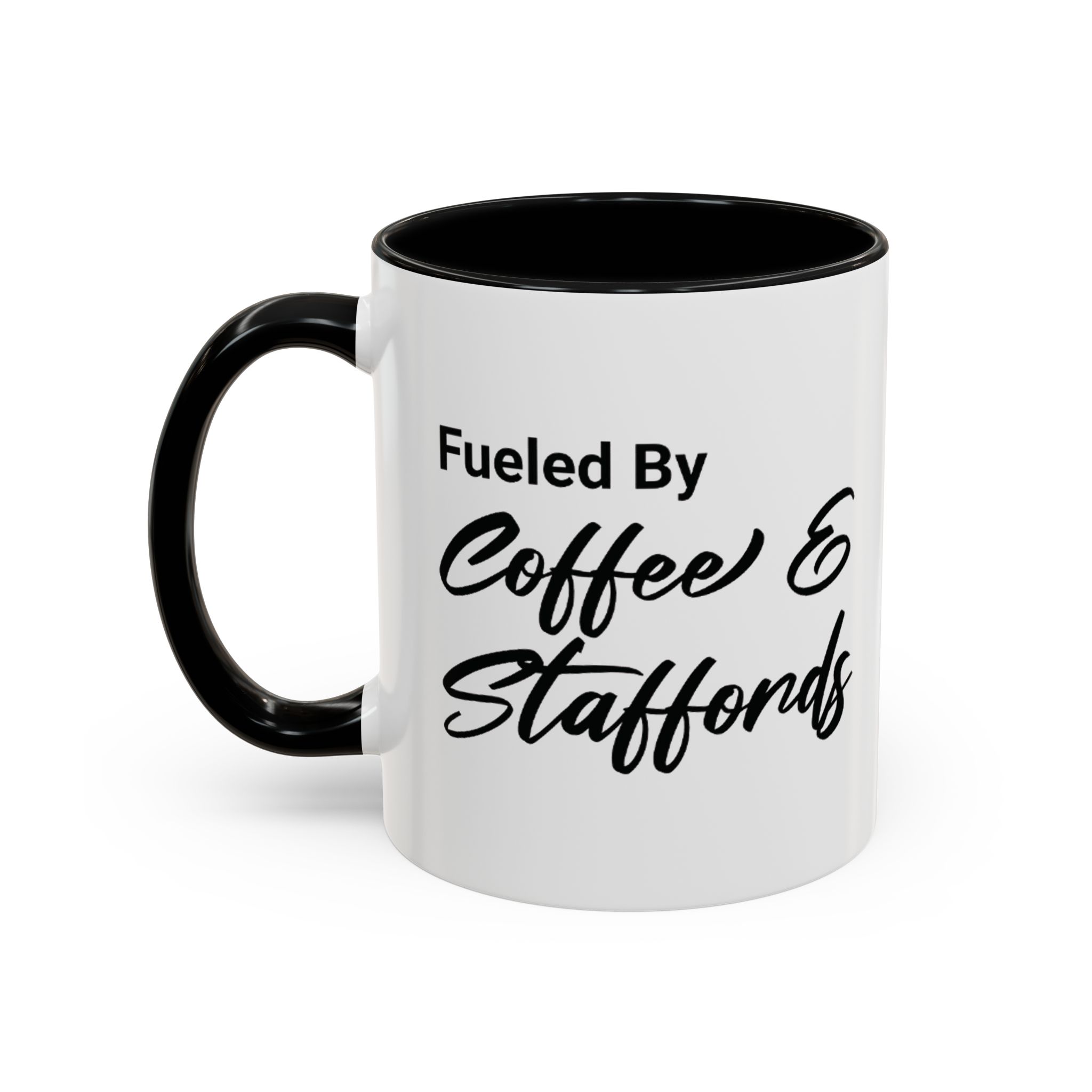 Fulled by Coffee & Staffords Accent Coffee Mug (11oz, 15oz)